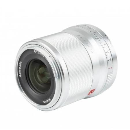 Viltrox AF 23mm F1.4 STM - obiektyw stałoogniskowy, APS-C, Nikon Z, srebrny_Obiektyw z przodu_2